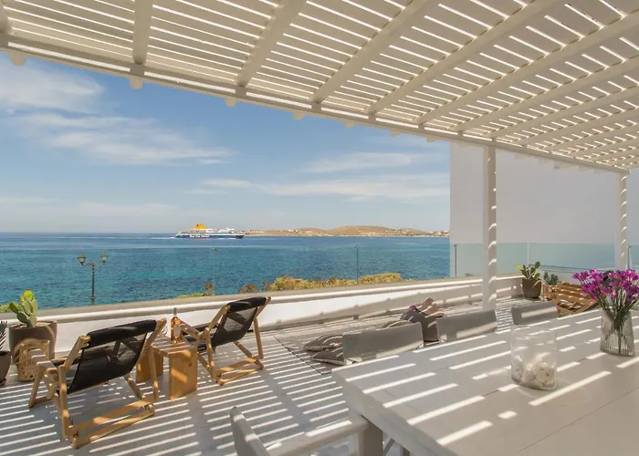 Satsi's Premium Seascape-2 Min From The Beach&town Апартаменты Парос