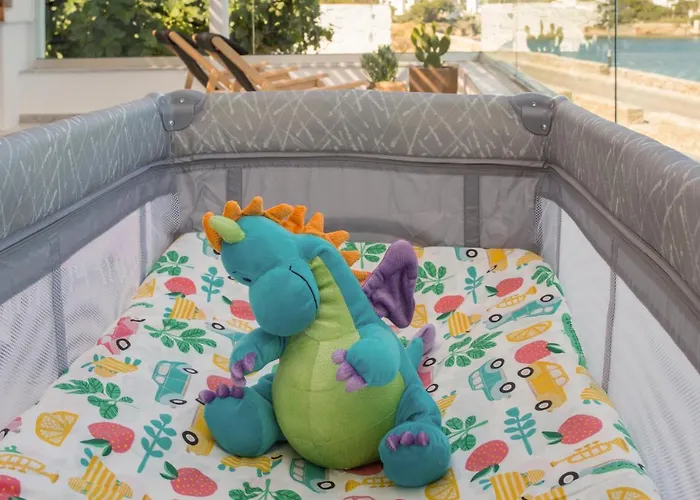 Satsi's Premium Seascape-2 Min From The Beach&town * Páros